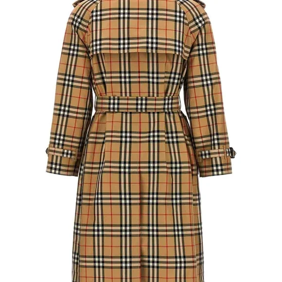 BURBERRY Vintage Check Trench Coat – Women’s Size 10 – BRAND NEW - Picture 6 of 10